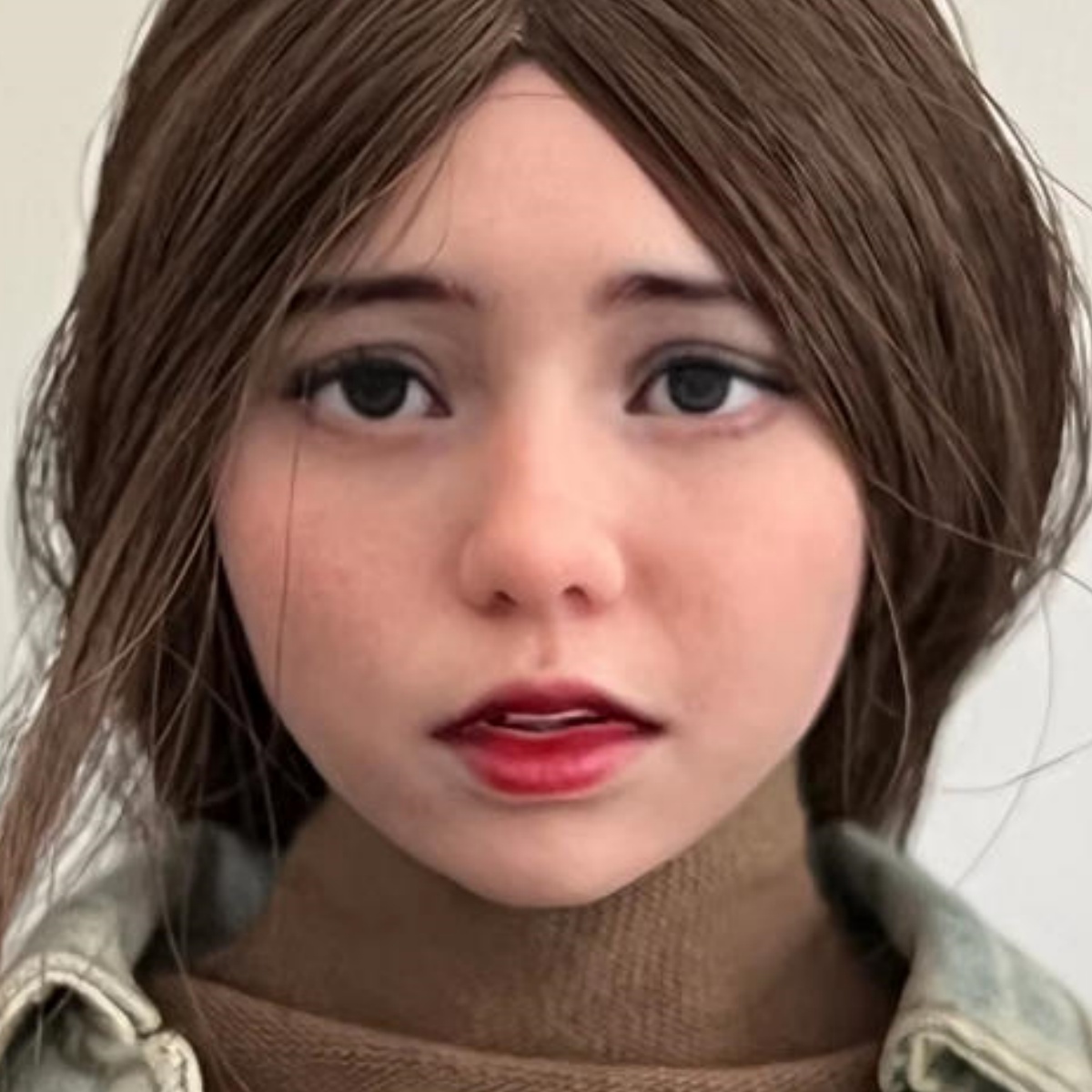 Beauty Makeup Edit - Scultura Realistica di Testa Femminile 1/6