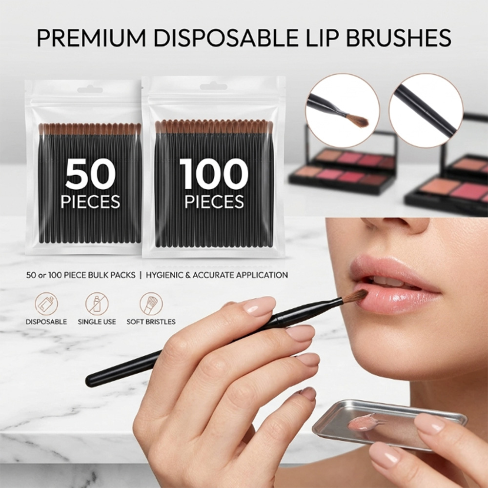 Beauty Makeup Quotes - Set di 50/100 Pennelli Monouso per