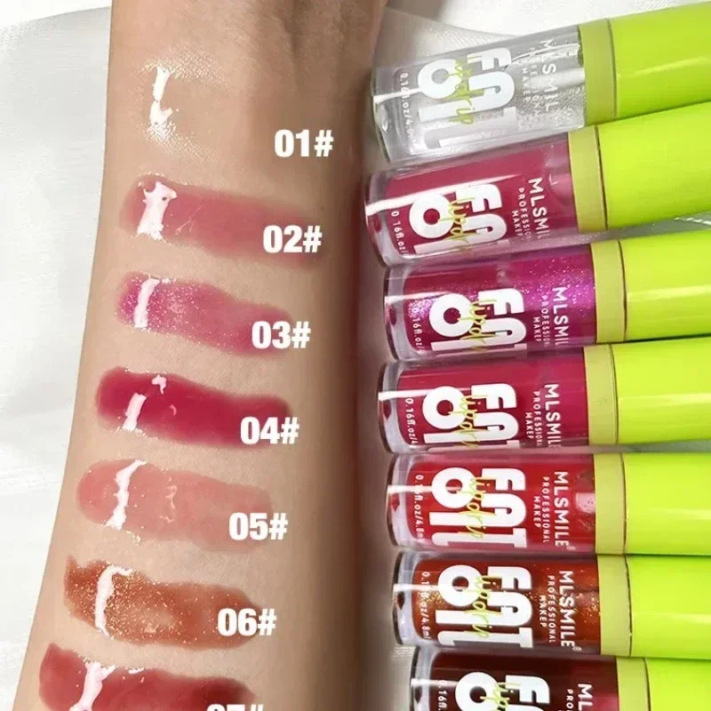 Lip Gloss Plumping - 1Pc Olio per labbra idratante Trasparente