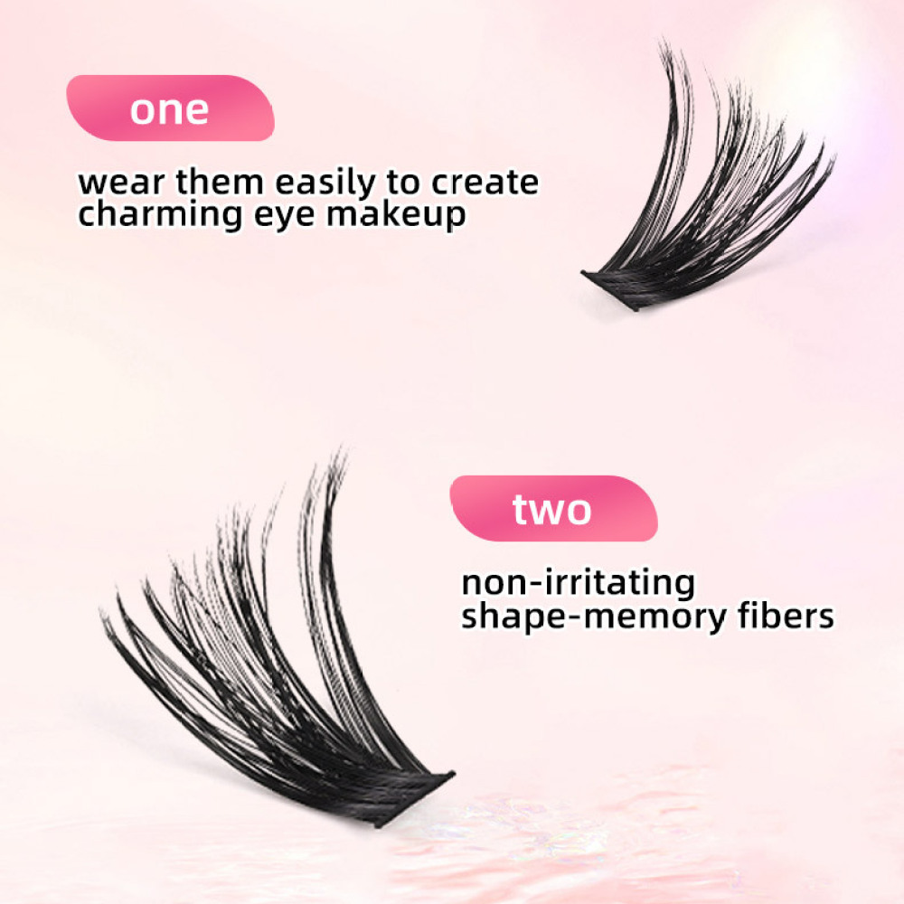 Beauty Makeup Look - Set di Extension Ciglia Finte Fai-da-Te,