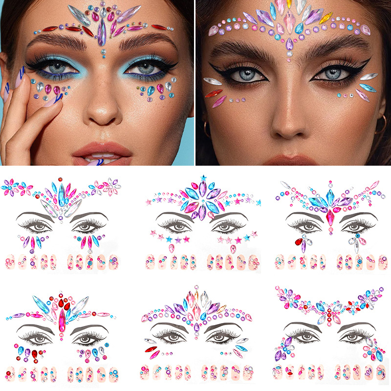 Adesivi per il viso EDM, Adesi - Beauty Makeup Quotes recensione e prezzo