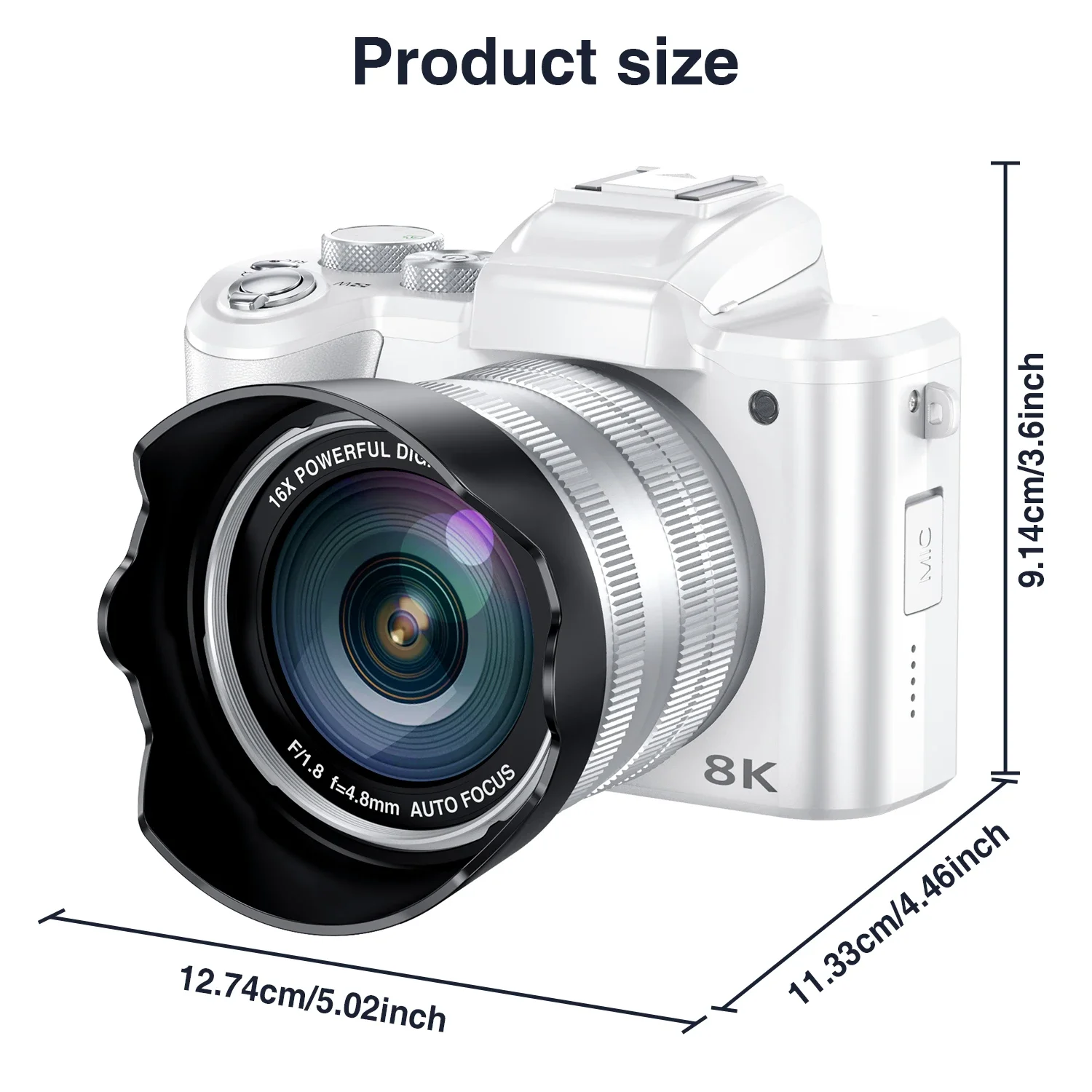 Fotocamere digitali selfie 8K  - Beauty Makeup Camera recensione e prezzo