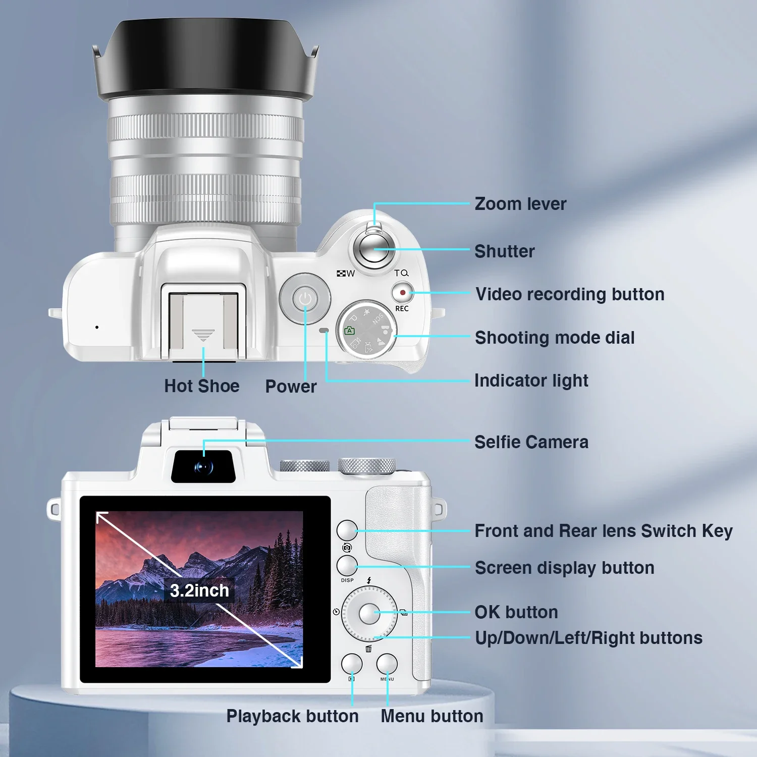 Fotocamere digitali selfie 8K  - Beauty Makeup Camera recensione e prezzo
