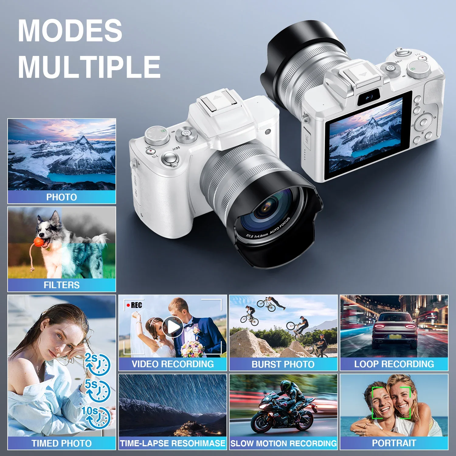 Fotocamere digitali selfie 8K  - Beauty Makeup Camera recensione e prezzo