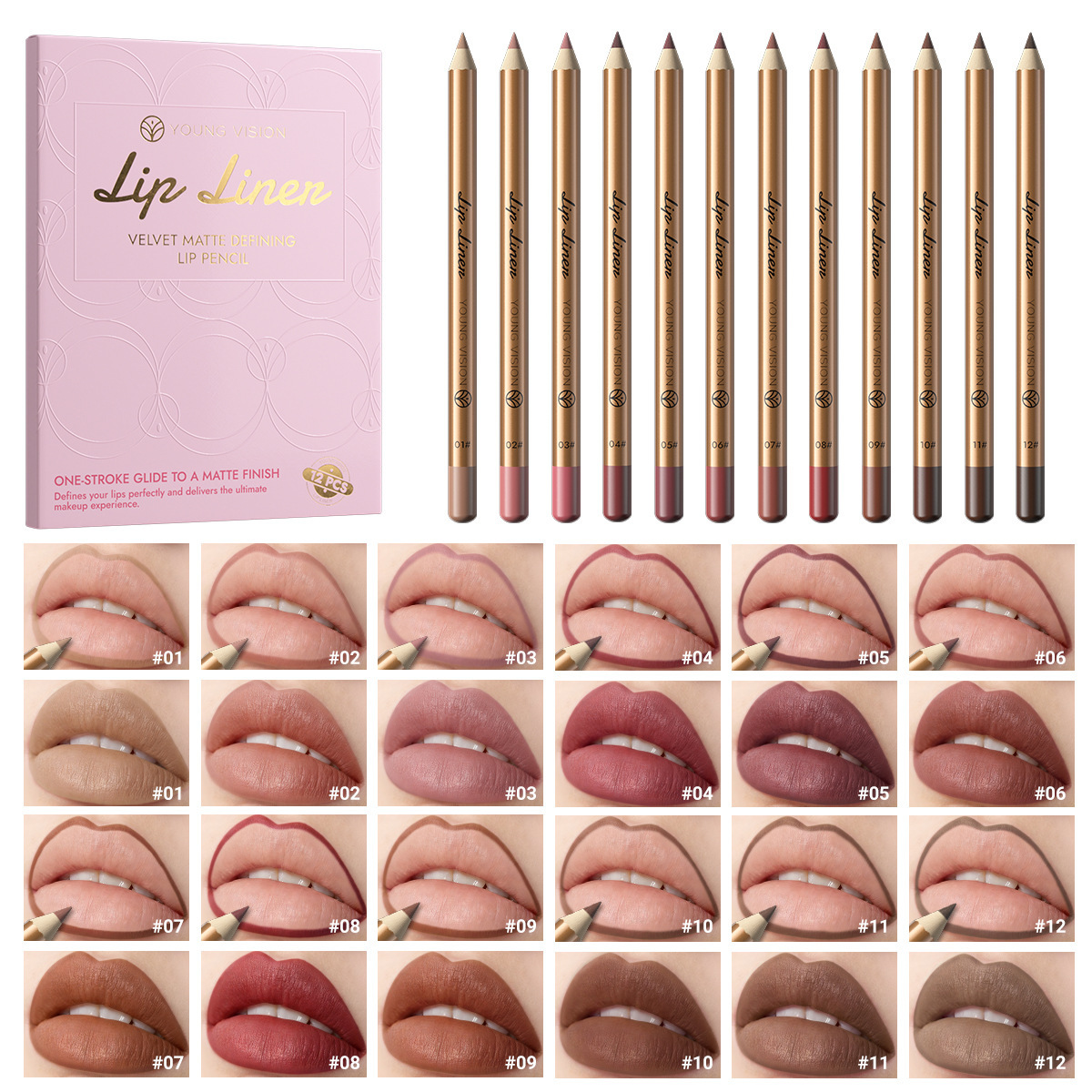 Set di Matite e Rossetti Opach - Lip Liner Pencil recensione e prezzo