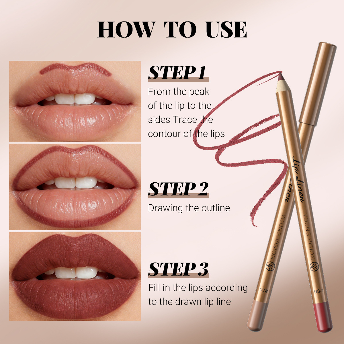 Set di Matite e Rossetti Opach - Lip Liner Pencil recensione e prezzo