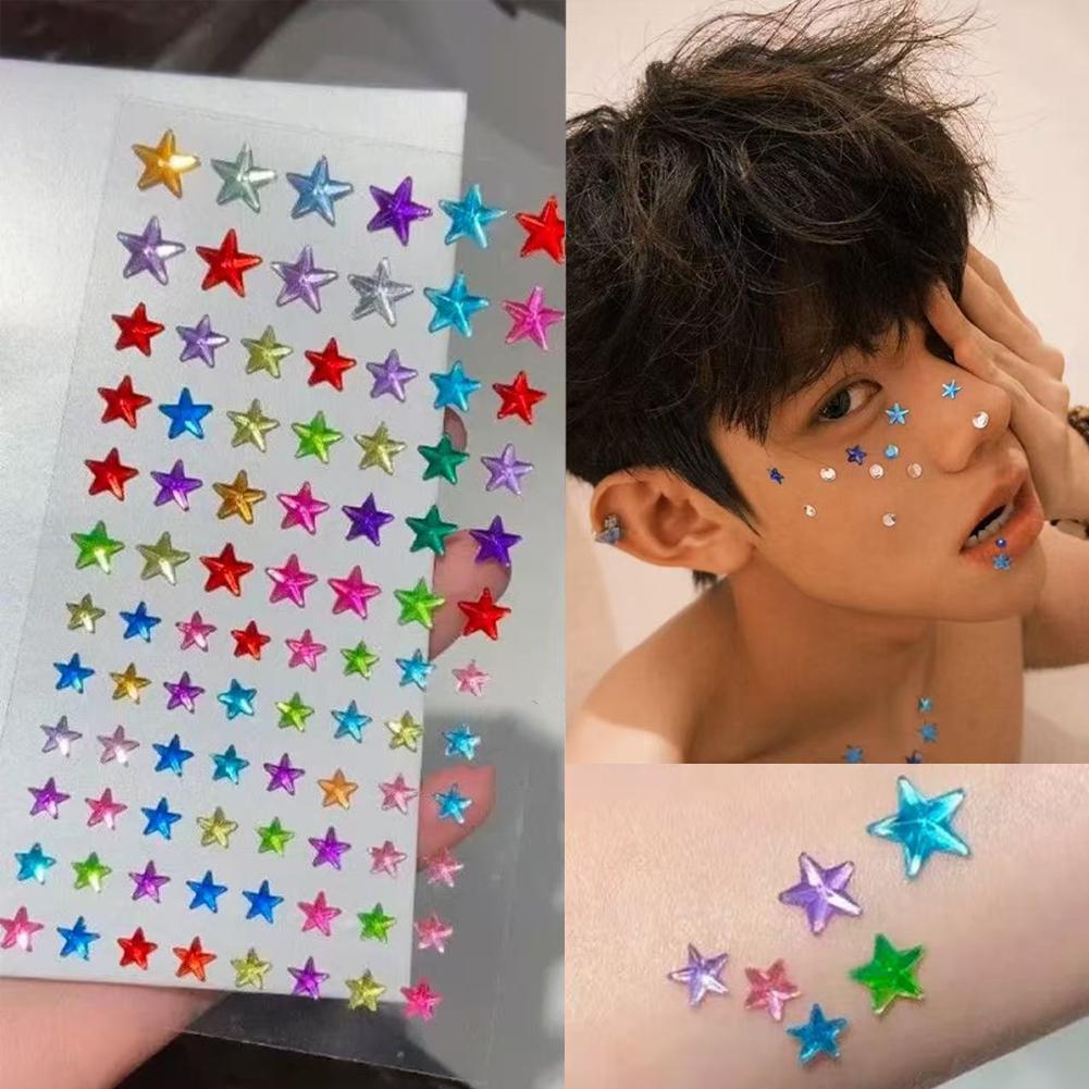 Strass Adesivi per Viso, Gemme - Beauty Makeup Quotes recensione e prezzo