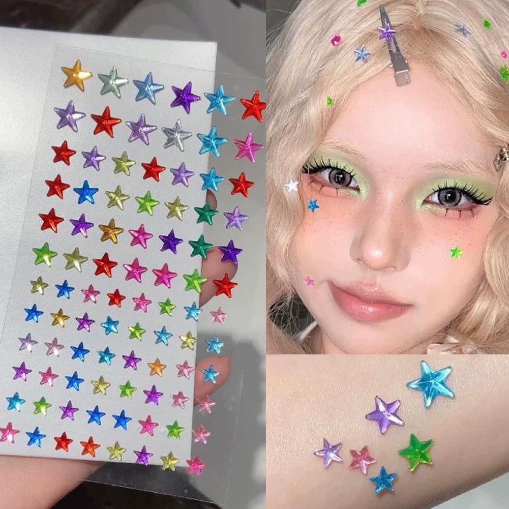 Strass Adesivi per Viso, Gemme - Beauty Makeup Quotes recensione e prezzo