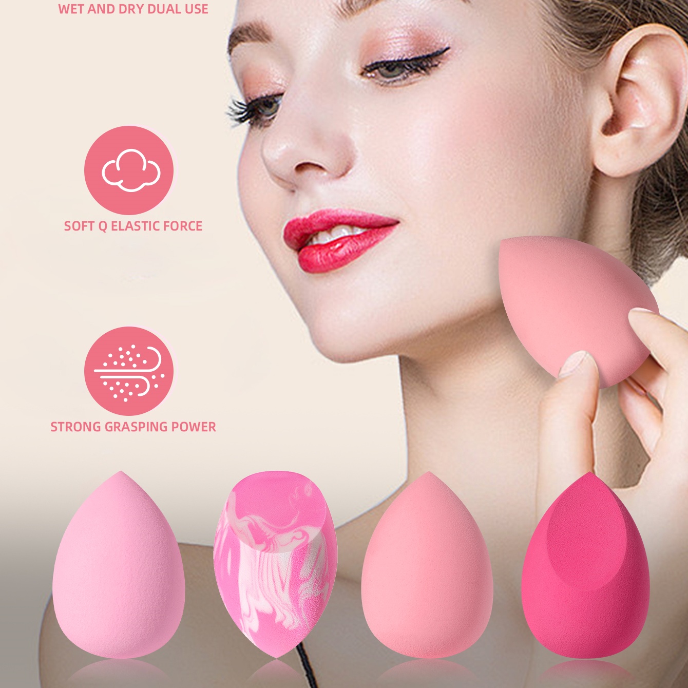 Set di 16 Spugne e Piumini Ros - Beauty Makeup Tools Use recensione e prezzo