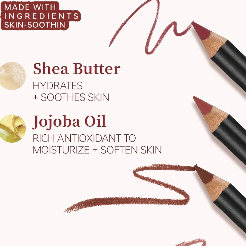 PUDAIER Set di matite per labb - Lip Liner Pencil recensione e prezzo